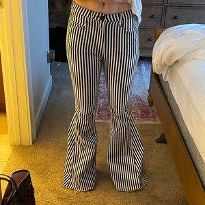 Show me your mumu striped flares